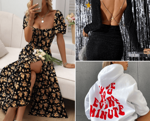 Shein🩷 cover photo collage