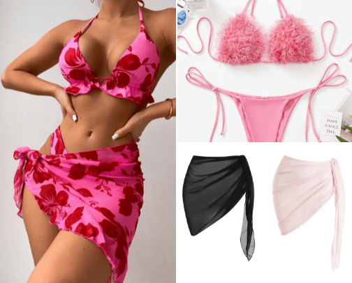 swimsuits cover photo collage