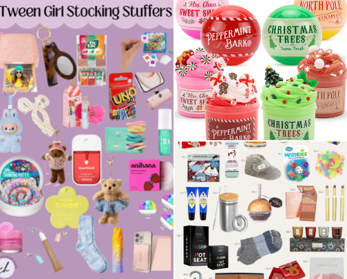Last minute Christmas shopping cover photo collage