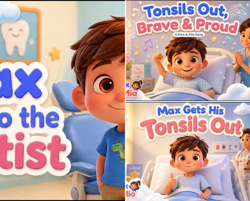 Max & Mia: Social Stories for Big Moments cover photo collage
