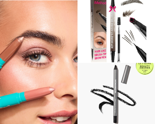 Eye Products that help with my aging hooded eyes and super thin lashes and brows. cover photo collage