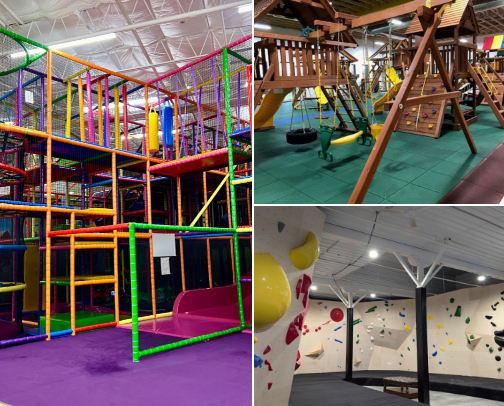 Indoor activities for little ones in central Iowa ❄️ cover photo collage