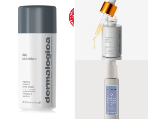 best skin care products (as a licensed esthetician) cover photo collage