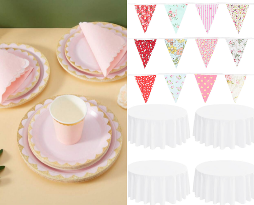 SHEIN Party Decor cover photo collage