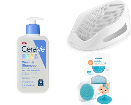 Baby bath time🛁🫧🧼 cover photo collage