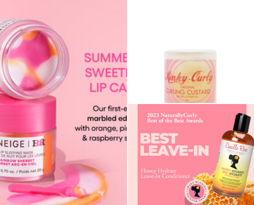 My favorite beauty recs cover photo collage