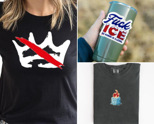 Resist , NO KINGS , FDT cover photo collage