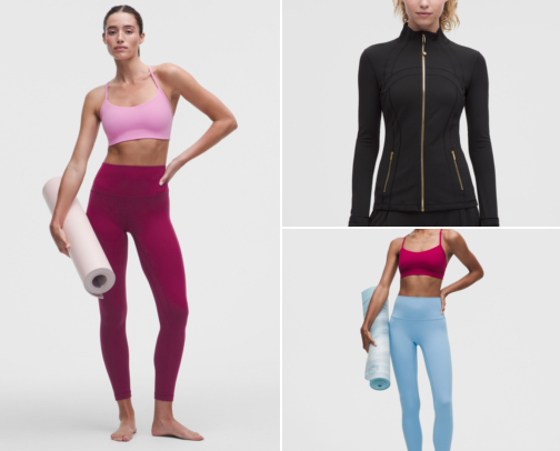 🤍 lululemon — The Icon Edit cover photo collage