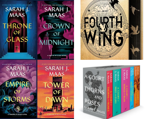 Fantasty/Romantasy Book Series Recs to Make You Love Reading Again cover photo collage