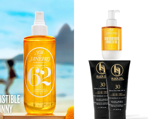 🎀girly beach essentials🎀 cover photo collage