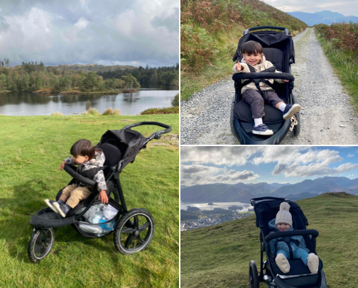 Pram friendly walks in the Lake District cover photo collage