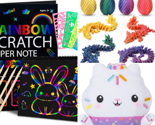 Easter Basket Stuffers cover photo collage