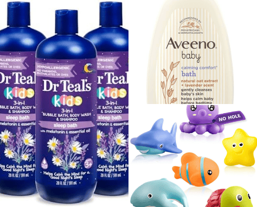 Toddler Bath Essentials cover photo collage