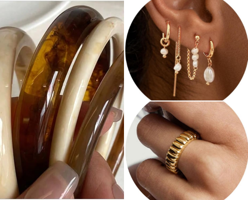 rings, bracelets, & more cover photo collage