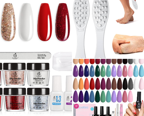 DIY mani and pedi cover photo collage