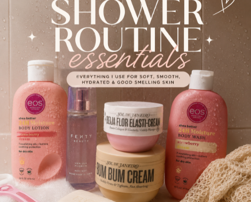 Shower Routine Essentials cover photo collage