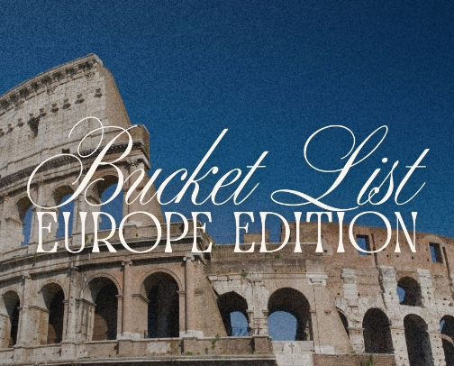 My Travel Bucket List - Europe Edition cover photo collage