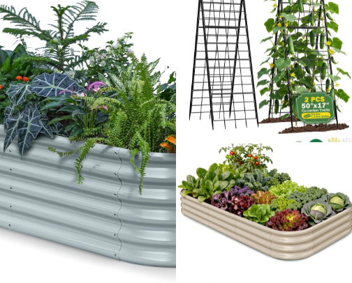 Everything I Used for My Raised Garden Beds cover photo collage