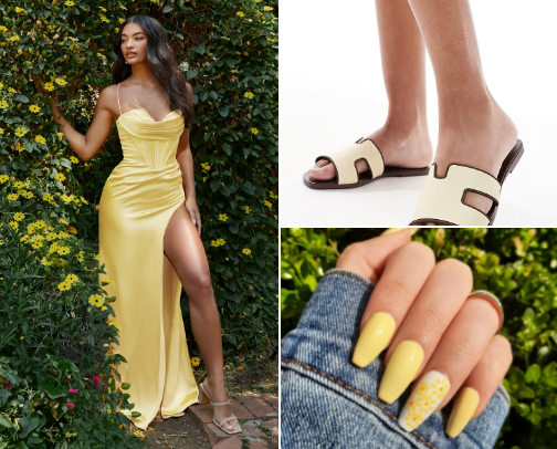 Butter yellow cover photo collage