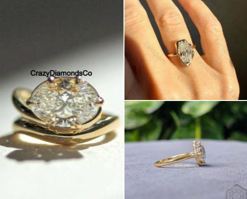 Cool Girl Engagement Rings on Etsy! 💍 cover photo collage