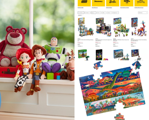 Toys cover photo collage