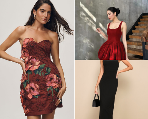 Chic & Feminine Dresses for Date Nights, Summer Days & Special Moments cover photo collage