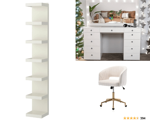 What you need to make your vanity at home !! cover photo collage