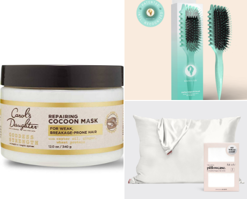 My favorite hair care products cover photo collage