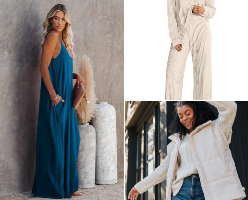Clothing cover photo collage