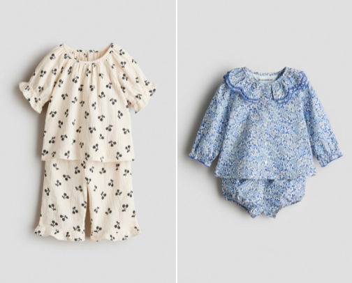 The most adorable H&M baby + toddler girl clothes ever cover photo collage
