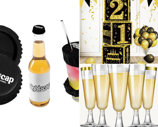 Level Unlocked: 21! Play smart, Party on! cover photo collage