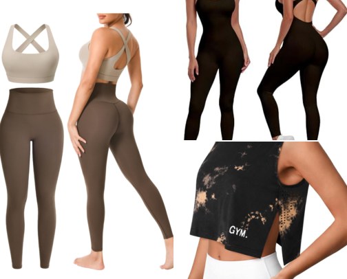 Gym Fits on a Budget 💪� cover photo collage
