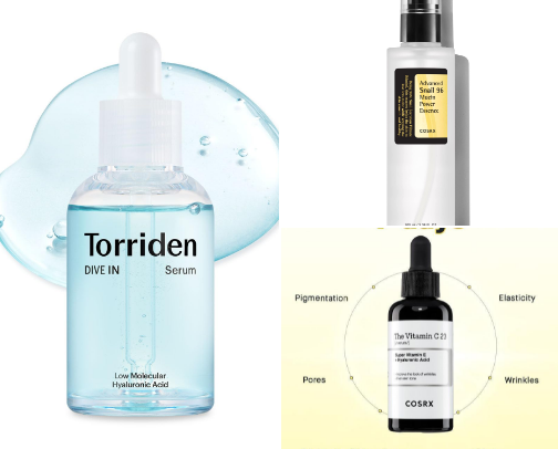 my skincare essentials as a Korean skincare STAN ✨🧴 cover photo collage