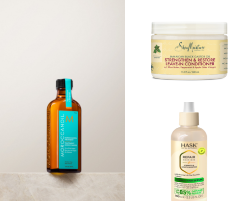 My favorite hair care products cover photo collage