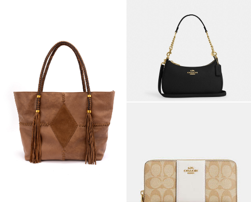 Ladies Bags, Handbags and Purse Timeless Style Made For You cover photo collage