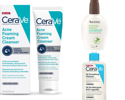 Affordable Skincare for Acne Prone Skin cover photo collage