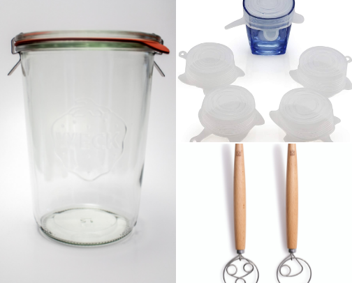All Things Sourdough: Starter Tools, Baking Essentials & Recipes cover photo collage