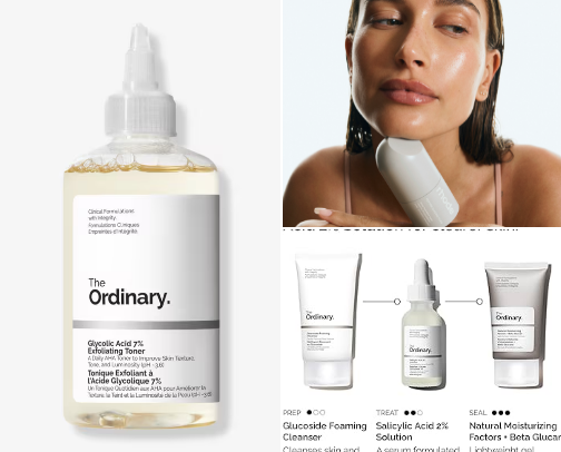Face and body care cover photo collage