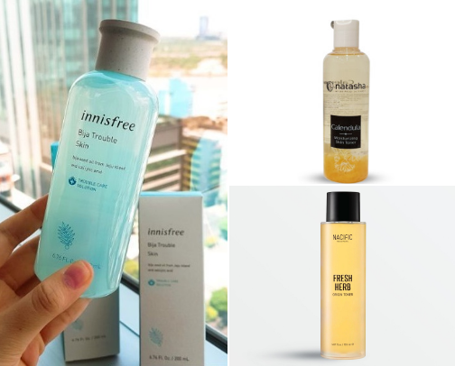 My favourite korean and local brand skincare cover photo collage