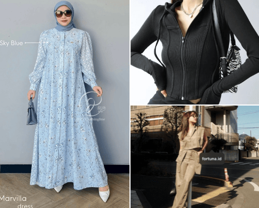 Fashion cover photo collage