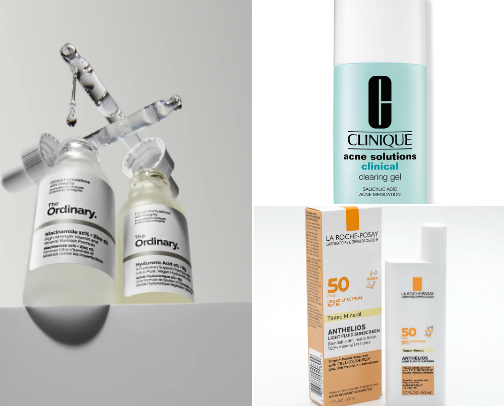 Skin care💧 cover photo collage