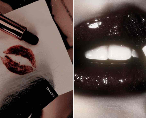 Moody Lips, Cozy Vibes: Fall’s Darkest Shades cover photo collage