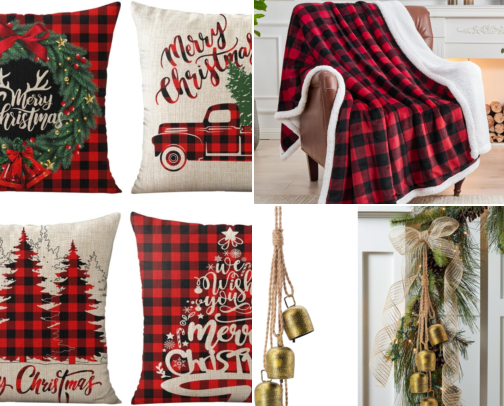 Cozy Country Christmas Decor | Rustic Farmhouse Holiday Finds cover photo collage