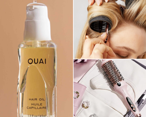 bouncy blowout STAPLES🧖🏼‍♀️🫧 cover photo collage