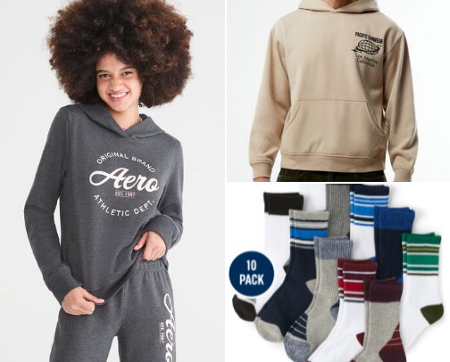 Clothings! For me , for you, for the kiddos , an those un decisive teens . cover photo collage