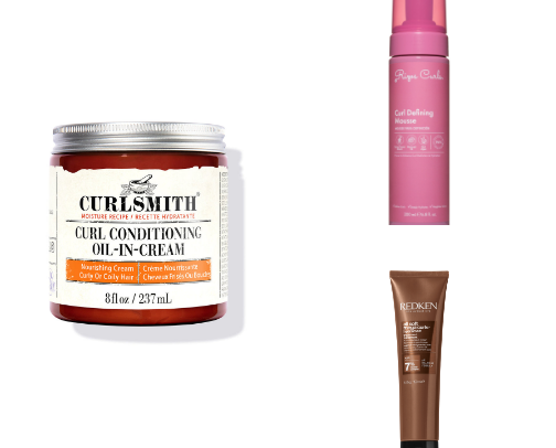 my favorite hair care products for curly/wavy hair 🎀💇‍♀️ cover photo collage