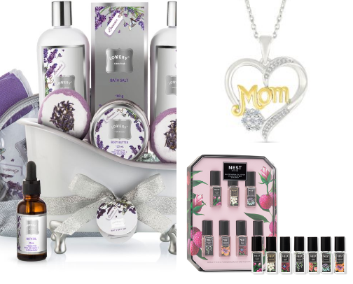 Moms Need Spoiling, Too! Thoughtful and Pampering Gifts for Mothers cover photo collage