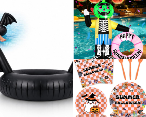 Summerween Party ☀️🎃👻 cover photo collage