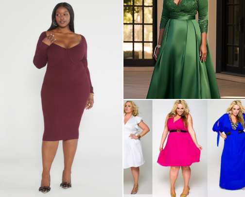 Plus size baddies: THE BEST PLACES FOR CLOTHES cover photo collage