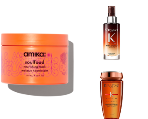 Everything you need if you have curly hair 🌀 cover photo collage